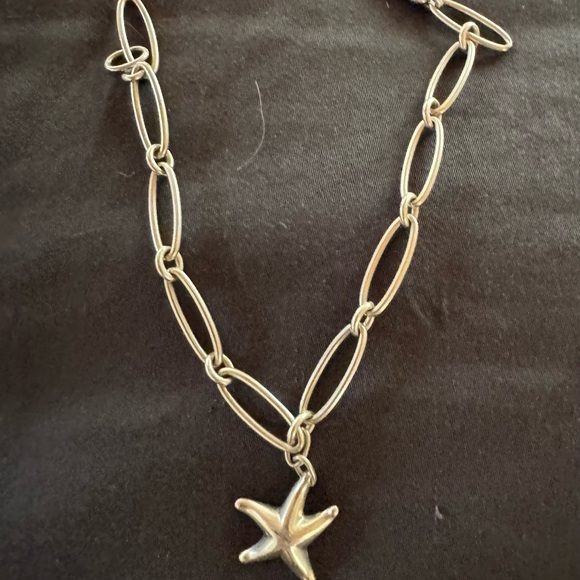 - - ⭐️⭐️ Tiffany and Co. Authentic Elsa Peretti Large Link Starfish Bracel… - Picture 3 of 4
